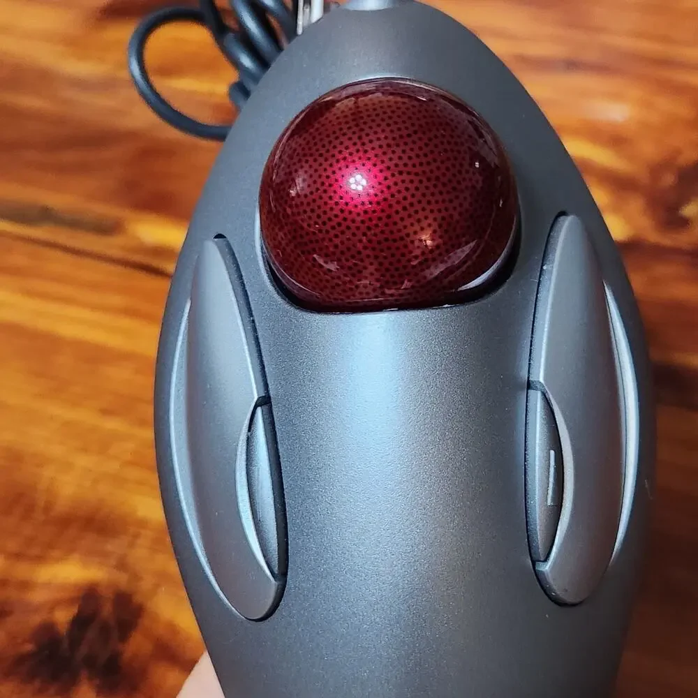 Logitech T-BC21 Trackman Trackball USB Mouse Marble Ball 810-000767